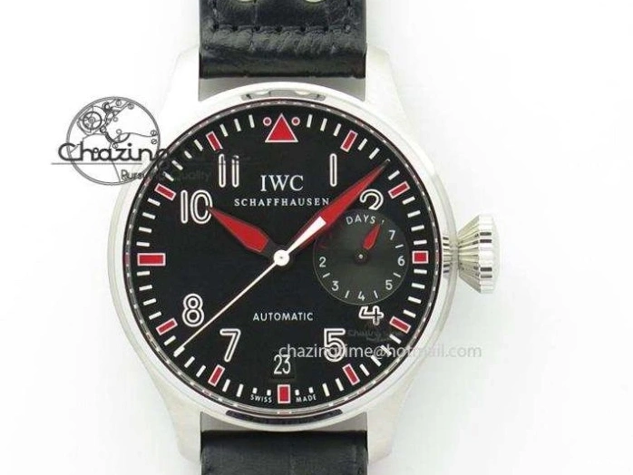MIROTIME 0430 Big Pilot Real PR IW500433 “Muhammad Ali” ZF Best Edition On Black Leather Strap A UrbanChic 7294